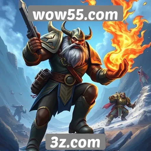 Variedade de jogos disponíveis em wow55.com